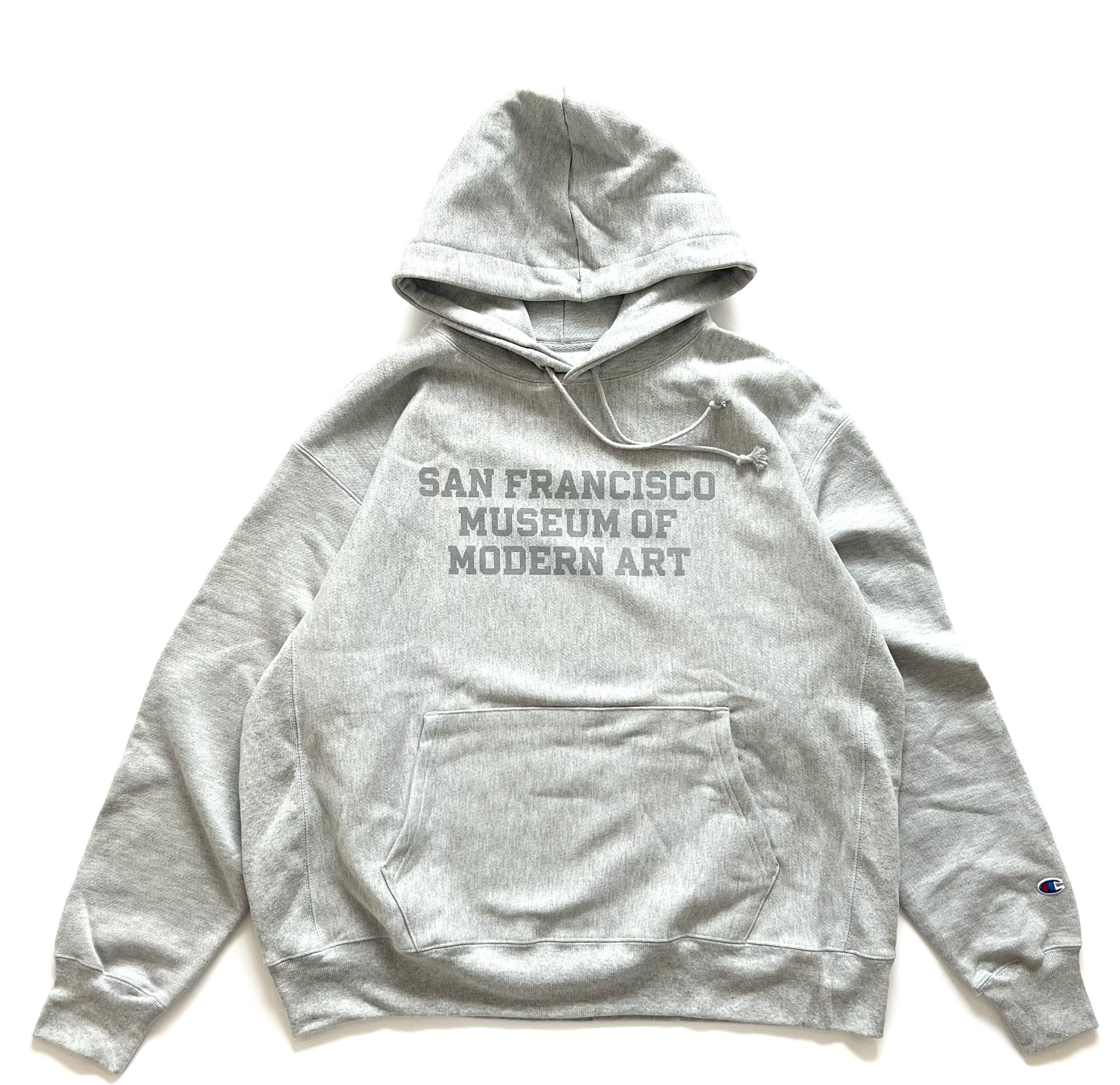 Champion SFMOMA Collegiate Oxford Grey Hoodie | someday