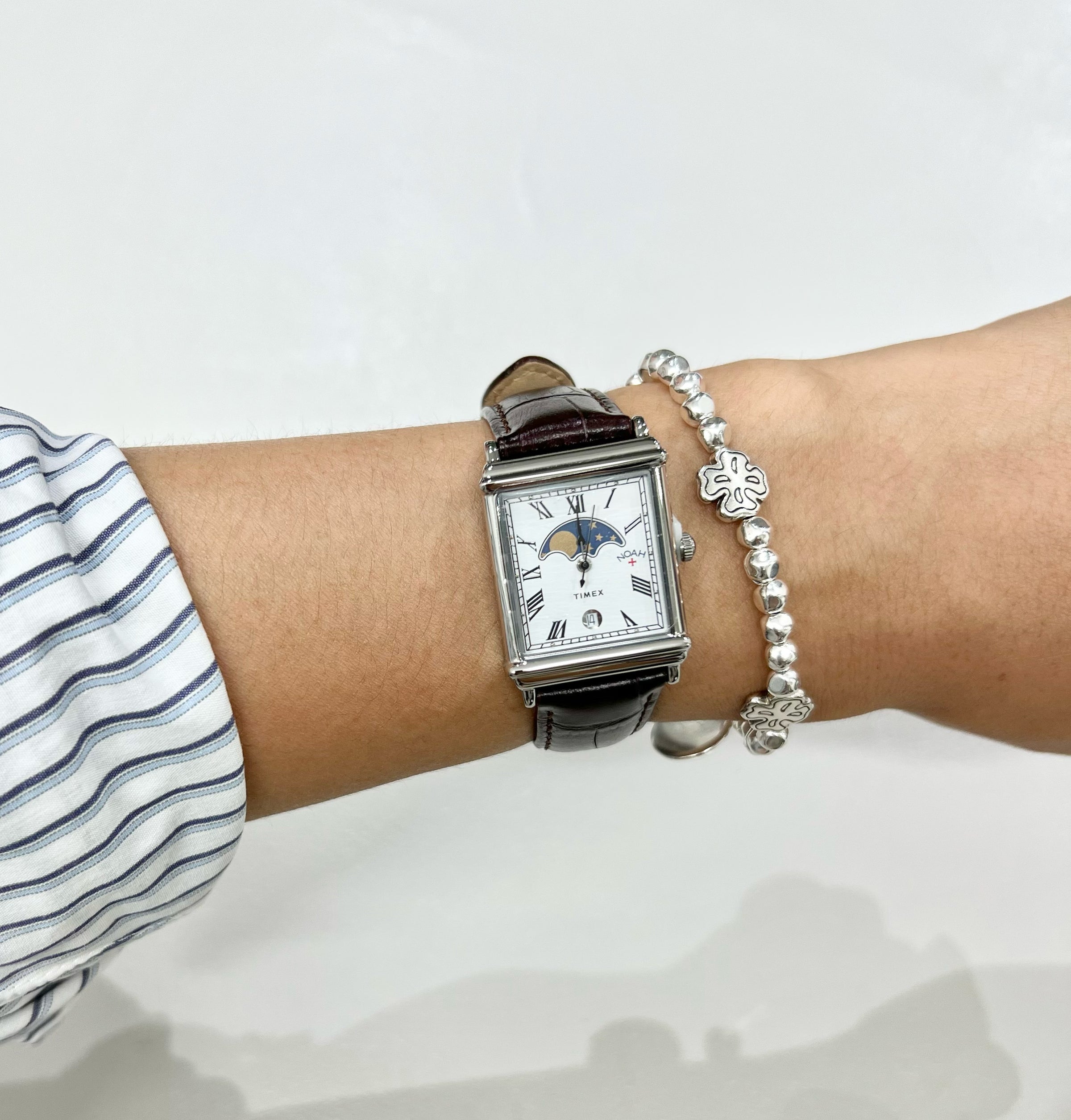 noah様オーダー品 Noah x Timex Moon Phase Watch brown/steel | someday