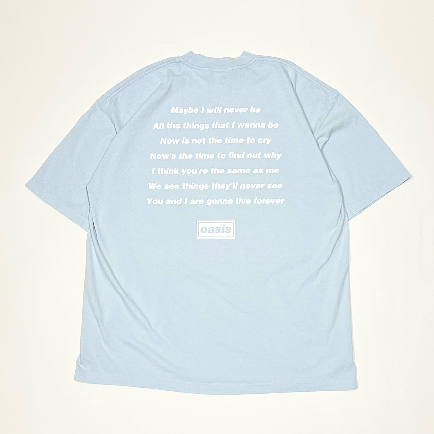 LIve Forever L/S Tee light blue | someday