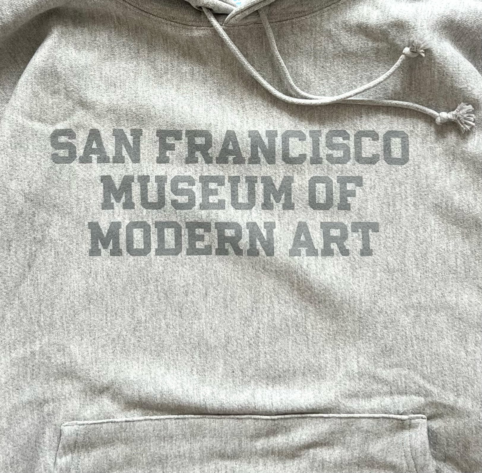 Champion SFMOMA Collegiate Oxford Grey Hoodie | someday