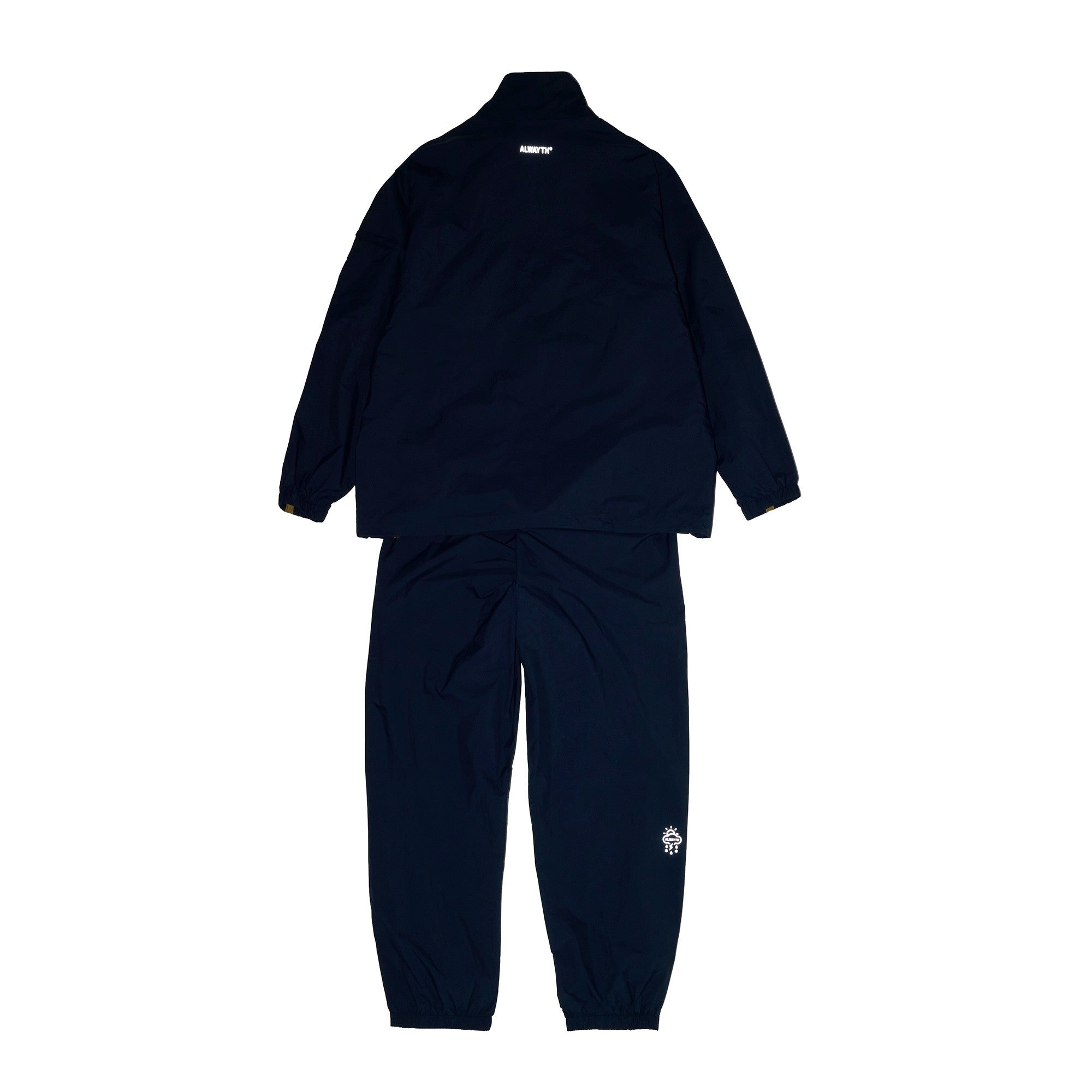 Alwayth Training Jacket & Pants Set / Reflect Printed Navy | someday