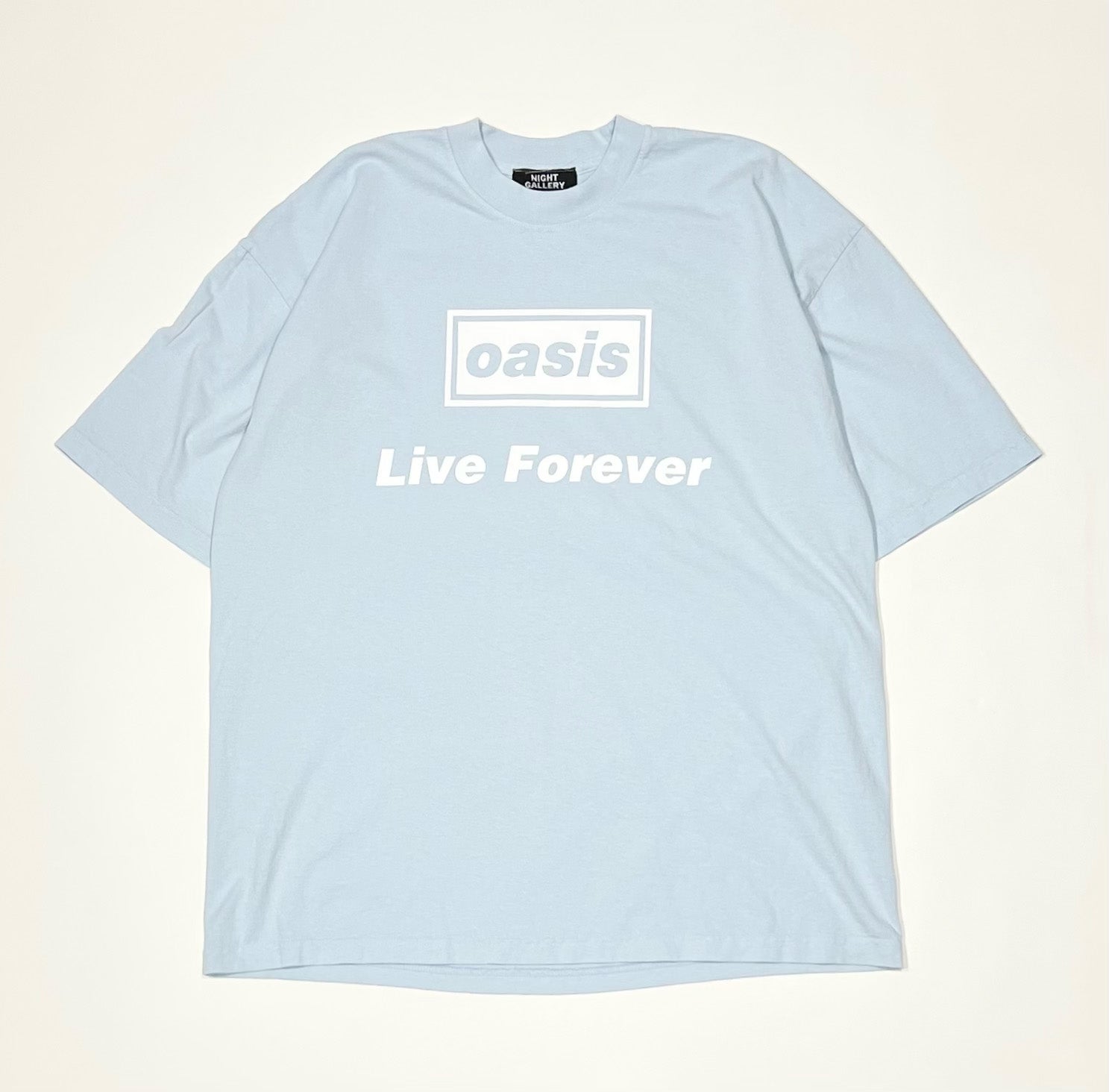 LIve Forever L/S Tee light blue | someday